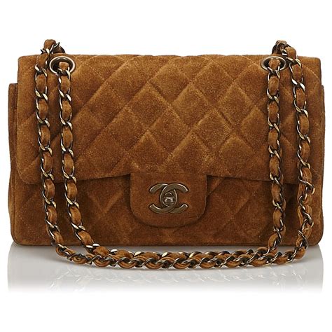 chanel brown purse|brown chanel handbag.